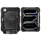 For iPad Pro 11 2024 Silicone + PC Tablet Protective Case(Black) - 2
