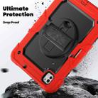For iPad Pro 11 2024 Silicone Hybrid PC Tablet Protective Case(Red+Black) - 3