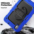 For iPad Pro 11 2024 Silicone + PC Tablet Protective Case(Black+Dark Blue) - 3