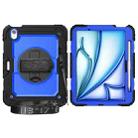 For iPad Air 11 2024 Silicone + PC Tablet Protective Case(Dark Blue+Black) - 2