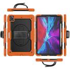 For iPad Pro 13 2024 Silicone + PC Tablet Protective Case(Orange+Black) - 2