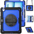 For iPad Air 13 2024 Silicone + PC Tablet Protective Case(Dark Blue+Black) - 1