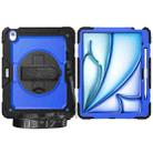 For iPad Air 13 2024 Silicone + PC Tablet Protective Case(Dark Blue+Black) - 2