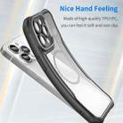 For iPhone 12 Pro Max Carbon Fiber Texture MagSafe Translucent Phone Case(Black) - 3
