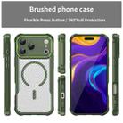 For iPhone 17 Pro Max Carbon Fiber Texture MagSafe Translucent Phone Case(Green) - 3