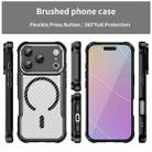 For iPhone 17 Pro Carbon Fiber Texture MagSafe Translucent Phone Case(Black) - 3
