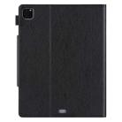 For iPad Pro 11 2024 Solid Color Metal Buckle Leather Smart Tablet Case(Black) - 3