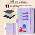 For Itel P55+ 4G Crossbody Chain Leather Phone Case(Purple) - 3