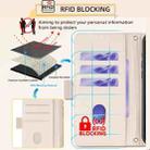 For Itel P55+ 4G Crossbody Chain Leather Phone Case(White) - 3