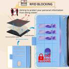 For Itel RS4 4G Crossbody Chain Leather Phone Case(Blue) - 3