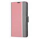 For Google Pixel 9 Twill Texture Side Button Leather Phone Case(Pink) - 2