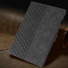 For Samsung Galaxy Tab A9 Building Blocks Embossed Leather Tablet Case(Black) - 2