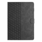 For Samsung Galaxy Tab A9 Building Blocks Embossed Leather Tablet Case(Black) - 3