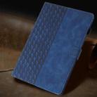 For Samsung Galaxy Tab A9+ Building Blocks Embossed Leather Smart Tablet Case(Blue) - 2