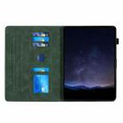 For Samsung Galaxy Tab A9+ Building Blocks Embossed Leather Smart Tablet Case(Green) - 3
