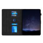 For Samsung Galaxy Tab A8 X200 Building Blocks Embossed Leather Smart Tablet Case(Black) - 3