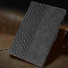 For Samsung Galaxy Tab A 10.1 T580 Building Blocks Embossed Leather Smart Tablet Case(Black) - 2
