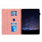 For Samsung Galaxy Tab A 10.5 T590 Building Blocks Embossed Leather Smart Tablet Case(Pink) - 3