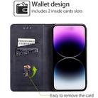 For Itel P55+ 4G Cow Texture Magnetic Leather Phone Case(Black) - 2