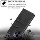 For Itel P55+ 4G Cow Texture Magnetic Leather Phone Case(Black) - 3