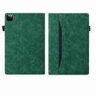 For iPad Pro 13 2024 Splicing Shockproof Leather Tablet Case(Green) - 2