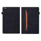 For iPad Pro 13 2024 Splicing Shockproof Leather Tablet Case(Black) - 2