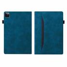 For iPad Pro 13 2024 Splicing Shockproof Leather Tablet Case(Blue) - 2