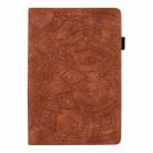 For iPad Pro 13 2024 Calf Texture Embossed Leather Tablet Case(Brown) - 2