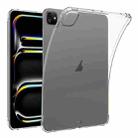 For iPad Pro 13 2024 Highly Transparent TPU Full Thicken Corners Shockproof Protective Case(Transparent) - 1