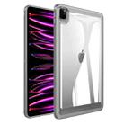 For iPad Pro 12.9 2022 / 2021 / 2020 Transparent Acrylic Tablet Case(Black) - 1