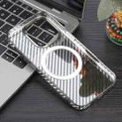 For iPhone 16 Pro Max 6D Plated Carbon Fiber Clear Magsafe PC Phone Case(Starry Black) - 2