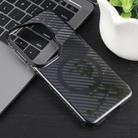 For Huawei Pura 70 Ultra 6D Plated Carbon Fiber Clear Magsafe PC Phone Case(Starry Black) - 2