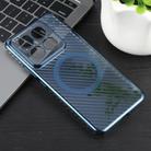 For Xiaomi 14 Pro 6D Plated Carbon Fiber Clear Magsafe PC Phone Case(Dream Blue) - 2