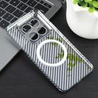 For Xiaomi 14 Pro 6D Plated Carbon Fiber Clear Magsafe PC Phone Case(Dream Blue) - 3