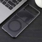 For Samsung Galaxy Z Flip4 6D Plated Carbon Fiber Clear Magsafe PC Phone Case(Starry Black) - 2