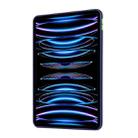 For iPad Pro 12.9 2022/2021/2020/2018 Skin Feel 2 in 1 PC Hybrid TPU Tablet Case(Blue) - 1