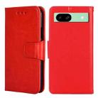 For Google Pixel 8a Crystal Texture Leather Phone Case(Red) - 1