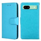 For Google Pixel 8a Crystal Texture Leather Phone Case(Sky Blue) - 1