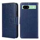 For Google Pixel 8a Crystal Texture Leather Phone Case(Royal Blue) - 1