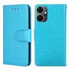 For Itel P55+ 4G Crystal Texture Leather Phone Case(Sky Blue) - 1