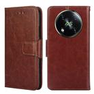 For Itel RS4 4G Crystal Texture Leather Phone Case(Brown) - 1