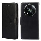 For Itel RS4 4G Crystal Texture Leather Phone Case(Black) - 1