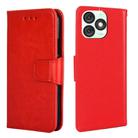 For Itel A50 4G Crystal Texture Leather Phone Case(Red) - 1