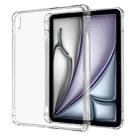 For iPad Air 13 2024 Highly Transparent TPU Full Thicken Corners Shockproof Protective Case with Pen Slot(Transparent) - 1