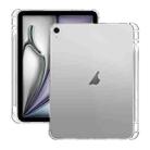 For iPad Air 11 2024 Highly Transparent TPU Full Thicken Corners Shockproof Protective Case with Pen Slot(Transparent) - 2