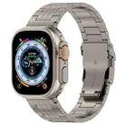 For Apple Watch Ultra 2 49mm Armor 5-bead Titanium Watch Band(Titanium) - 1