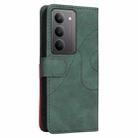 For Realme 14x 5G Dual-color Splicing Flip Leather Phone Case(Green) - 3