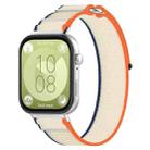 For Huawei Watch Fit3 Loop Nylon Watch Band(Beige Orange) - 1