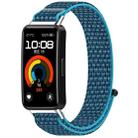 For Huawei Band 9 / 9 NFC / 8 / 8 NFC Nylon Loop Hook and Loop Fastener Watch Band(Ocean Blue) - 1