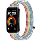 For Huawei Band 9 / 9 NFC / 8 / 8 NFC Nylon Loop Hook and Loop Fastener Watch Band(Colorful) - 1